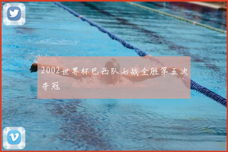 2002世界杯巴西队七战全胜第五次夺冠